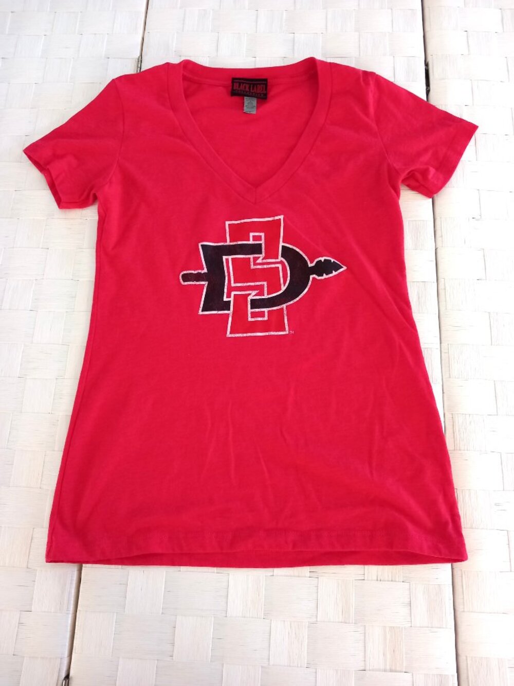 Red SDSU Short Sleeve T-Shirt